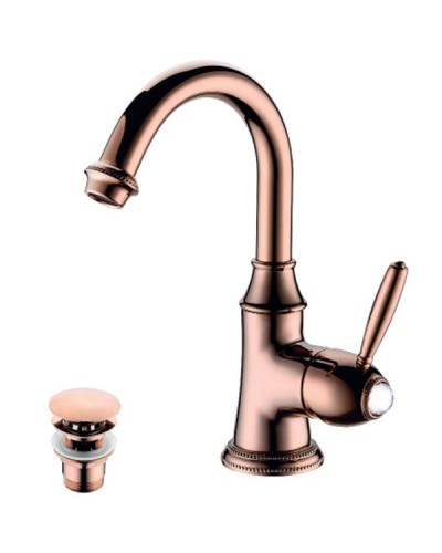 Смеситель для раковины Lemark Spark LM6707RG Розовое золото