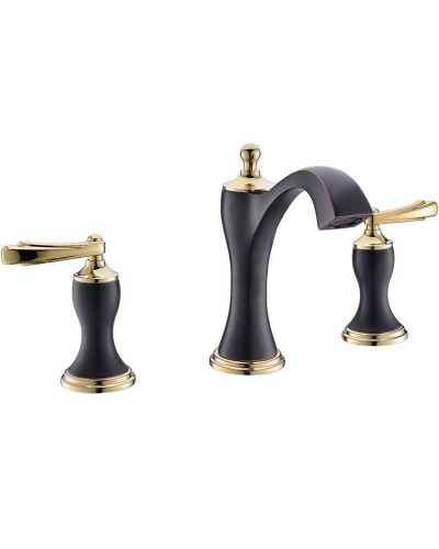 Смеситель для раковины Timo Unari 7511/04Y Черный антик Золото