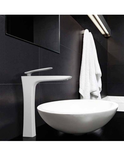 Смеситель для раковины Timo Helmi 4011/00-16F Хром Белый