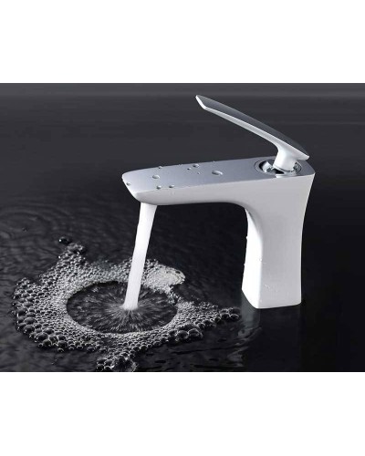 Смеситель для раковины Timo Helmi 4061/00-16F Хром Белый