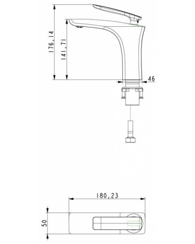 Смеситель для раковины Timo Helmi 4061/00-16F Хром Белый