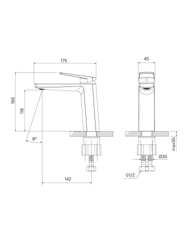 Смеситель для раковины IDDIS Esper ESPSB00i01