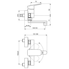 Смеситель для раковины Ideal Standard Ceraplan BD241AA
