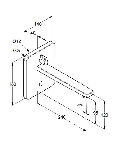 Смеситель для раковины Kludi Zenta 3840005 Хром