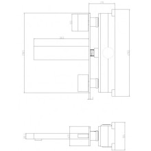 Смеситель для раковины Abber Daheim AF82122G
