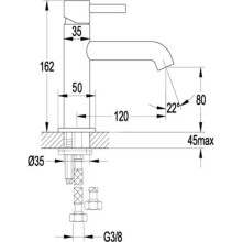 Смеситель для раковины Grocenberg GB2099MG