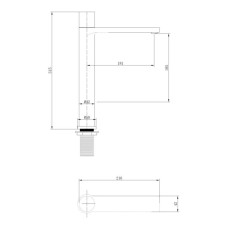 Смеситель для раковины Abber Rund AF8711B