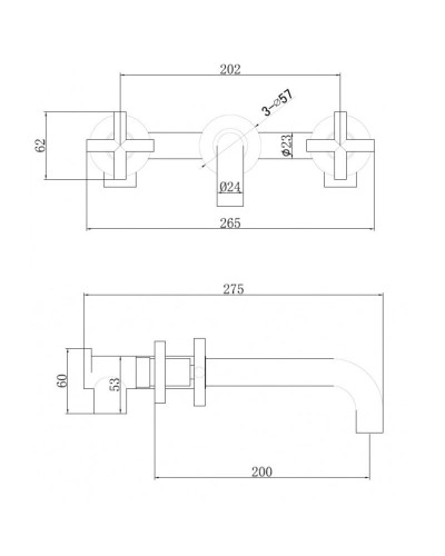 Смеситель для раковины Abber Wasser Kreis AF81121