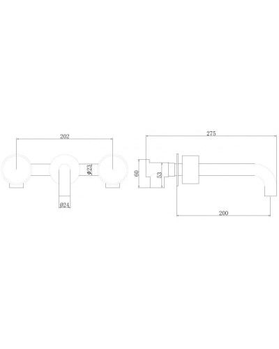 Смеситель для раковины Abber Wasser Kreis AF81122MRG