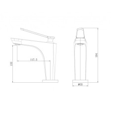 Смеситель для раковины Abber Zeitlos AF8909RG