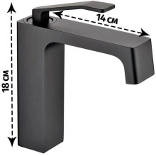 Смеситель для раковины Grocenberg GB2090BL