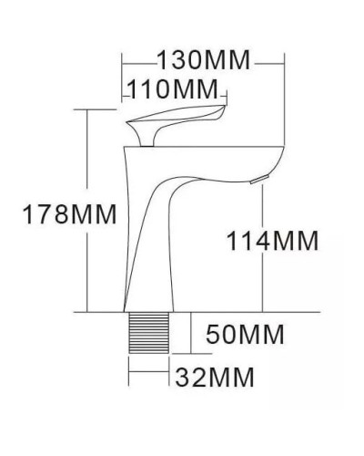 Смеситель для раковины Grocenberg GB2001CR