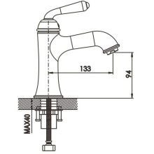 Смеситель для раковины Rose R0201E