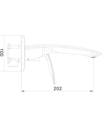 Смеситель для раковины Rose R1141H