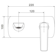 Смеситель для раковины Rose R1341