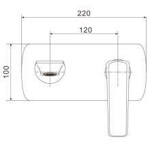 Смеситель для раковины Rose R1341F