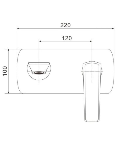 Смеситель для раковины Rose R1341F