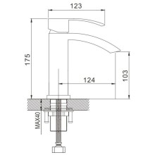 Смеситель для раковины Rose R1501F