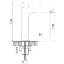 Смеситель для раковины Rose R2111F