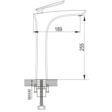 Смеситель для раковины Rose R2711H