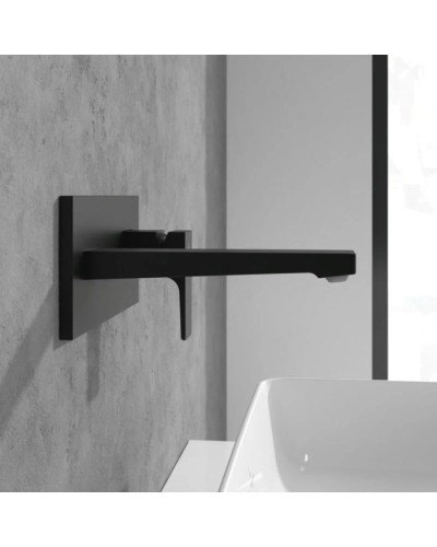 Смеситель для раковины с донным клапаном Villeroy & Boch Architectura Square TVW125003000K5