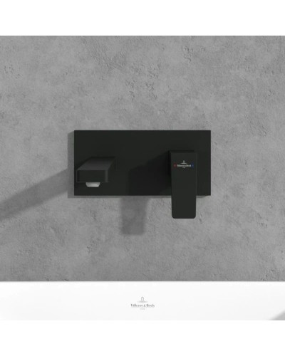 Смеситель для раковины с донным клапаном Villeroy & Boch Architectura Square TVW125003000K5