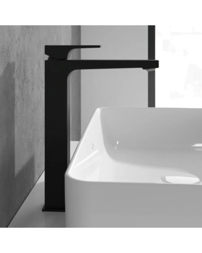 Смеситель для раковины с донным клапаном Villeroy & Boch Architectura Square TVW125002000K5