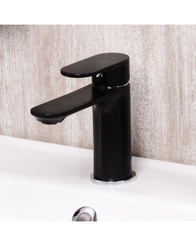 Смеситель для раковины WasserKRAFT Elbе 7403 Черный матовый Хром