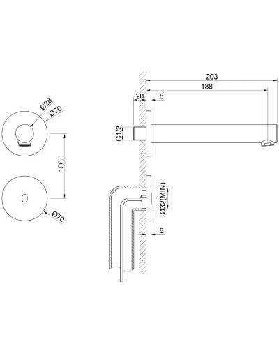 Смеситель для раковины бесконтактный Timo Saona 2373/00SM