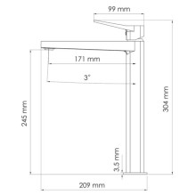 Смеситель для раковины WasserKRAFT Weil 2303H