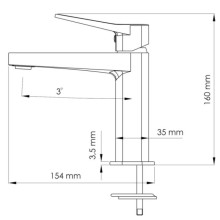 Смеситель для раковины WasserKRAFT Weil 2303