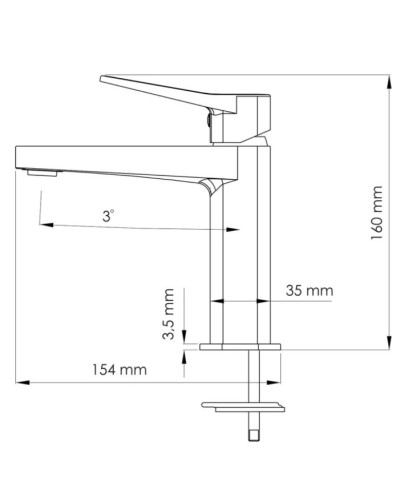 Смеситель для раковины WasserKRAFT Weil 2303