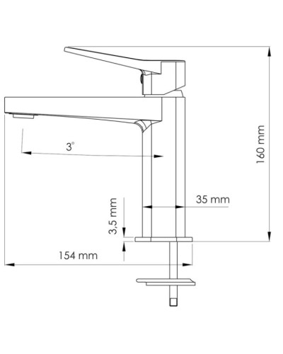 Смеситель для раковины WasserKRAFT Aula 1103