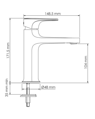 Смеситель для раковины WasserKRAFT Spree 1403