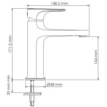 Смеситель для раковины WasserKRAFT Havel 3603