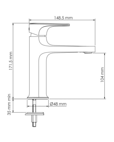 Смеситель для раковины WasserKRAFT Havel 3603