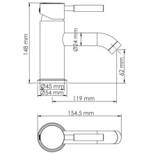 Смеситель для раковины WasserKRAFT Gollach 3305