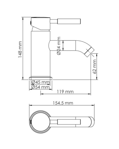 Смеситель для раковины WasserKRAFT Gollach 3305