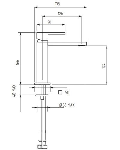 Смеситель для раковины Migliore Kvant Gold 25395 Золото