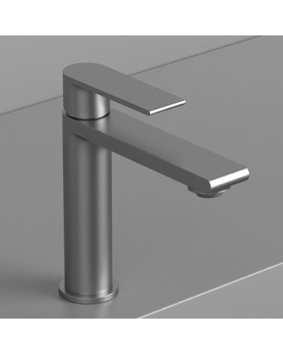 Смеситель для раковины без донного клапана Vincea Vogue VBF-1V1GM