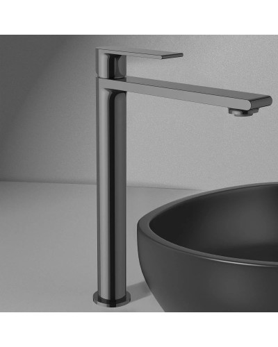 Смеситель для раковины без донного клапана Vincea Vogue VBF-1V2GM