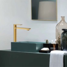 Смеситель для раковины без донного клапана Vincea Vogue VBF-1V2BG