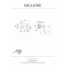 Смеситель для раковины Migliore Tenesi 25422 Хром