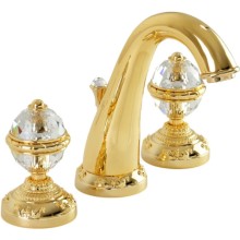 Смеситель для раковины Migliore Cristalia New 27184 Золото