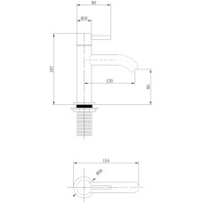 Смеситель для раковины Abber Wasser Kreis AF8110RG