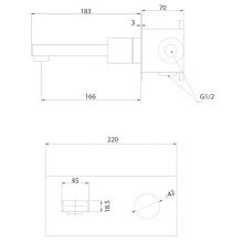 Смеситель для раковины CoolStart Abber Rund AF8712NG