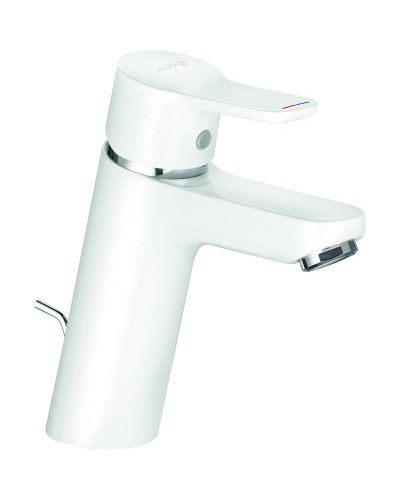 Смеситель для раковины Kludi Pure Easy XL 372909165 Белый Хром