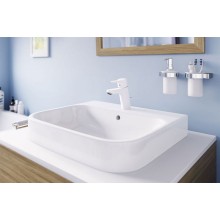 Смеситель для раковины Kludi Pure Easy XL 372909165 Белый Хром