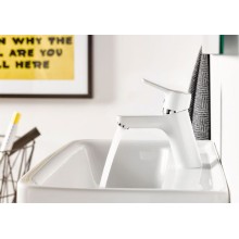 Смеситель для раковины Kludi Pure Easy 370289165 Белый