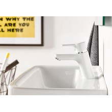 Смеситель для раковины Kludi Pure Easy 370289165 Белый